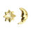 Thumbnail: Asymmetric Star and Moon Studs