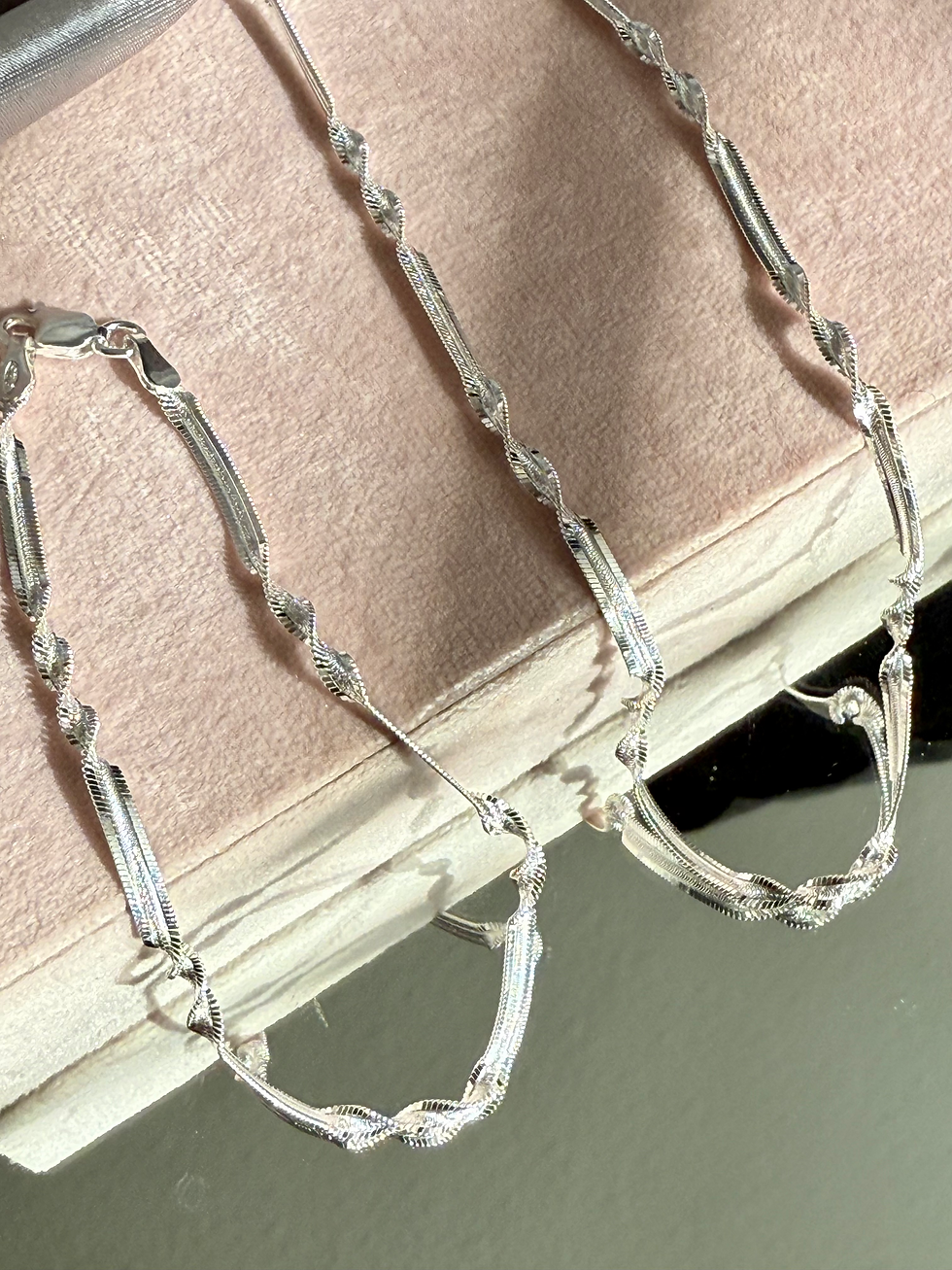 Thumbnail: Twisted Herringbone Necklace