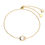 Thumbnail: Gold Birthstone Slider Bracelet