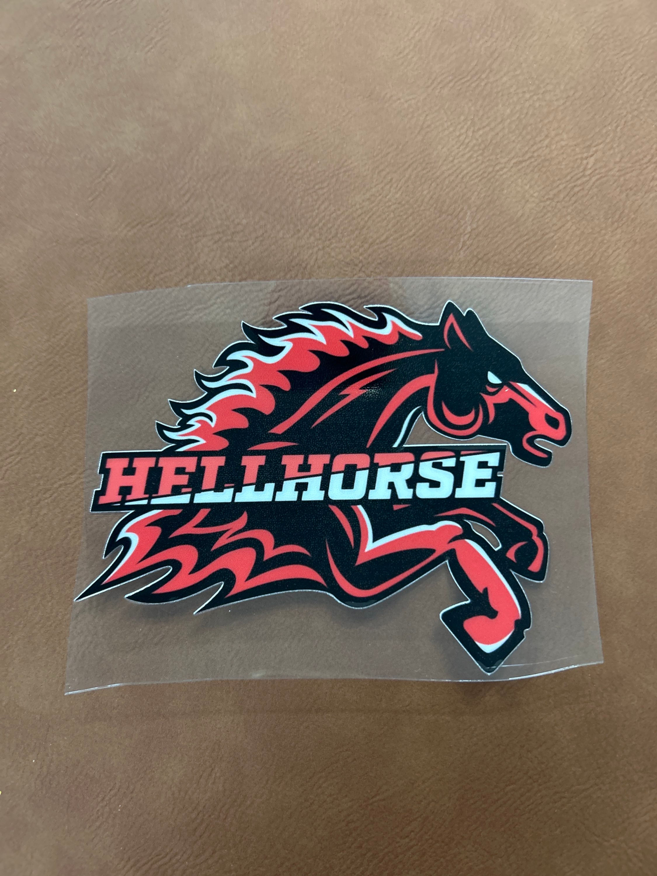 Hellhorse UV DTF Decal
