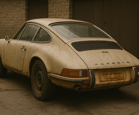old porsche