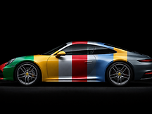 porsche 911 many colors