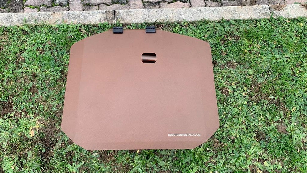 Miniatura: Garage L per Robot Tagliaerba Apribile con griglia per sensore pioggia