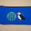 Thumbnail: Blue Embroidered bag with puffin and sparkles