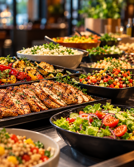 Buffet de Saladas e Grelhados