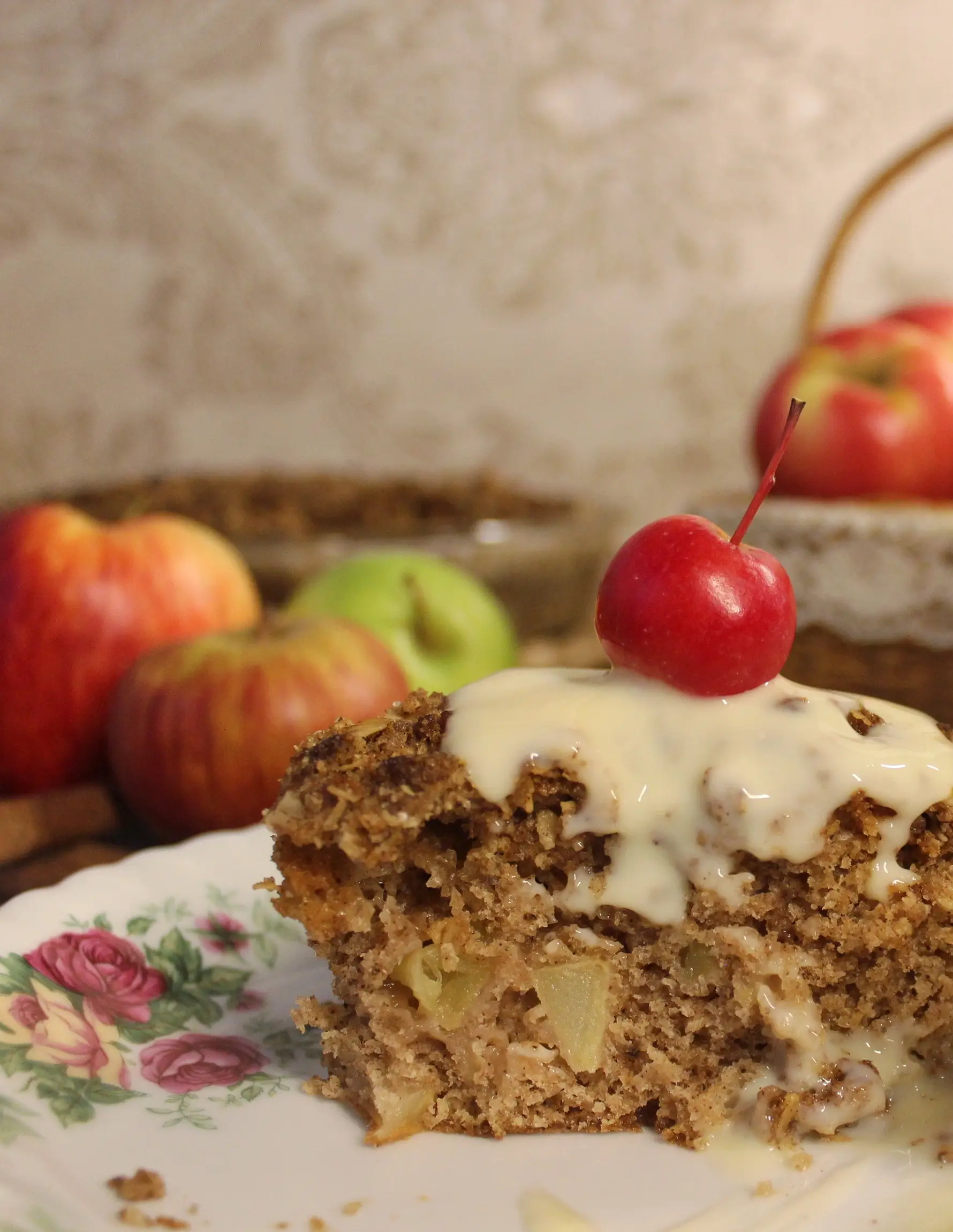 apple crumble cake