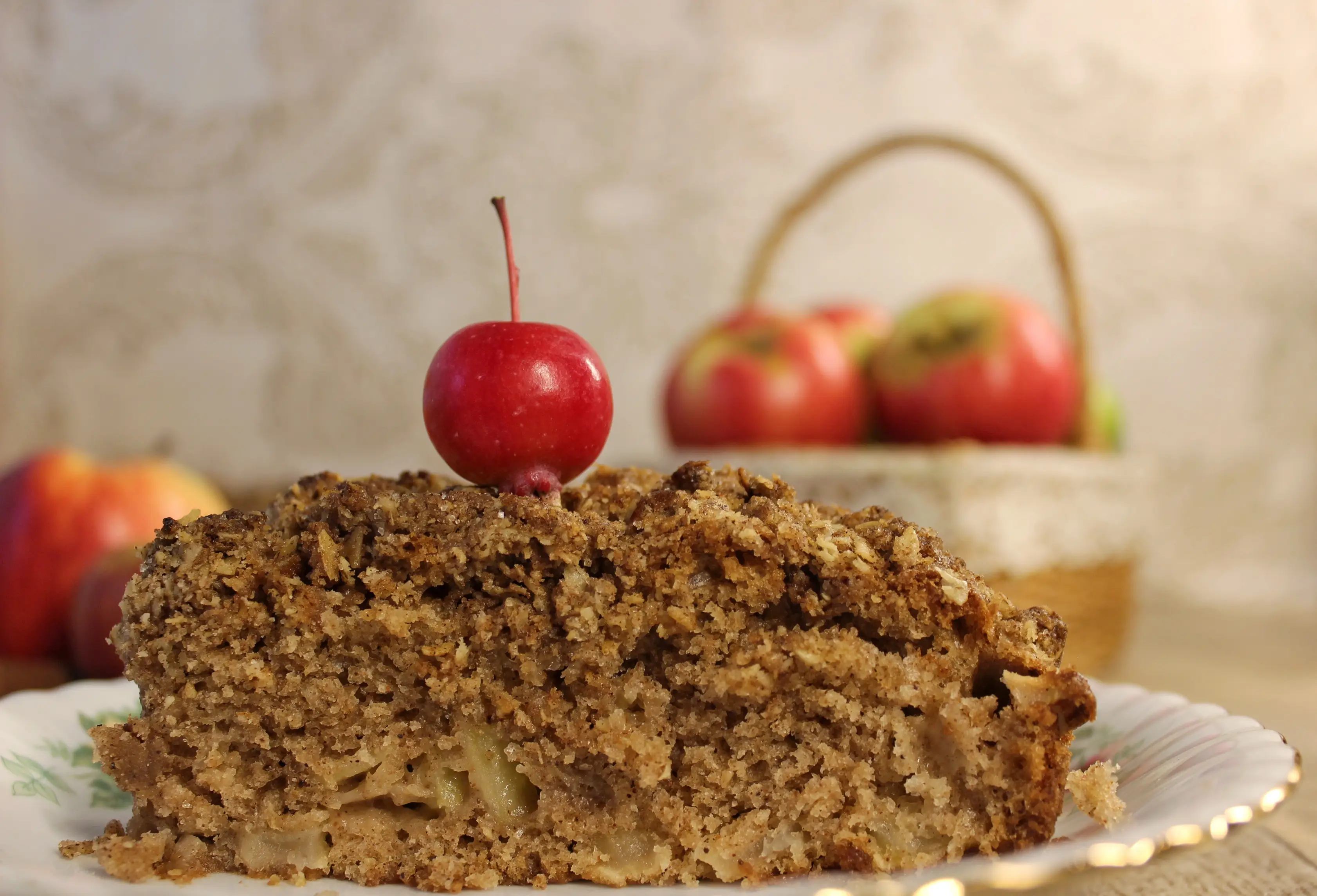 apple crumble cake