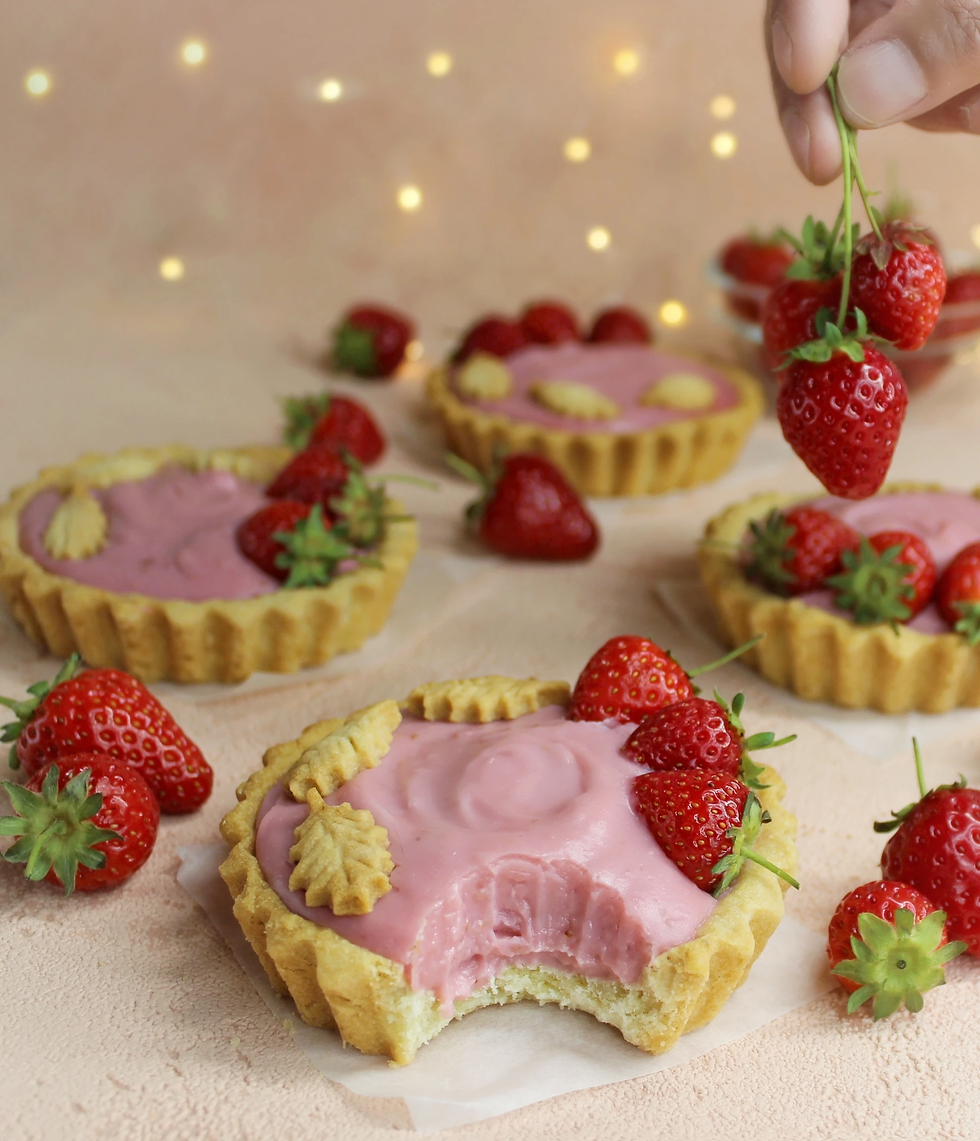 Vegan Strawberry Tartlets