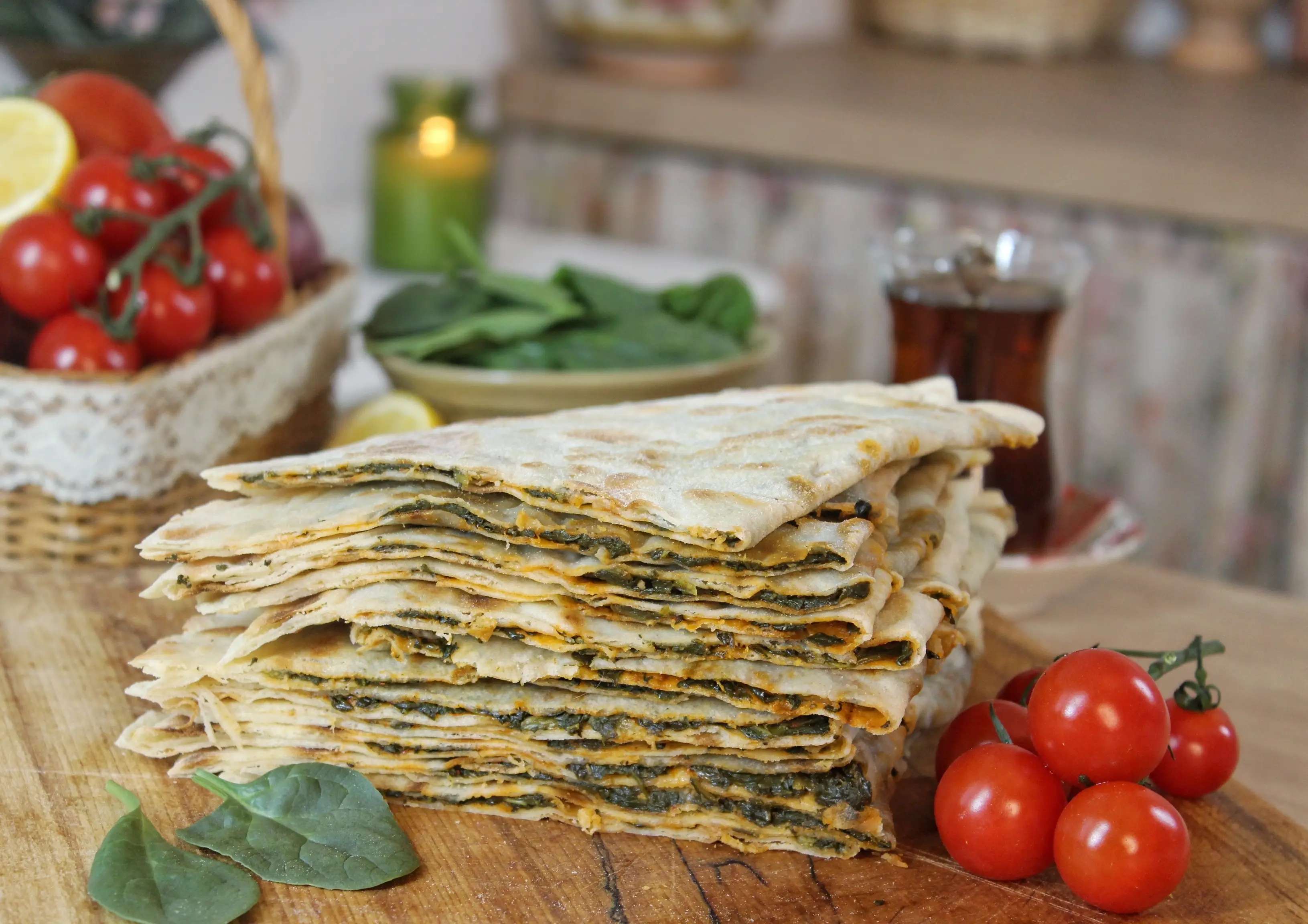 spinach Gözleme