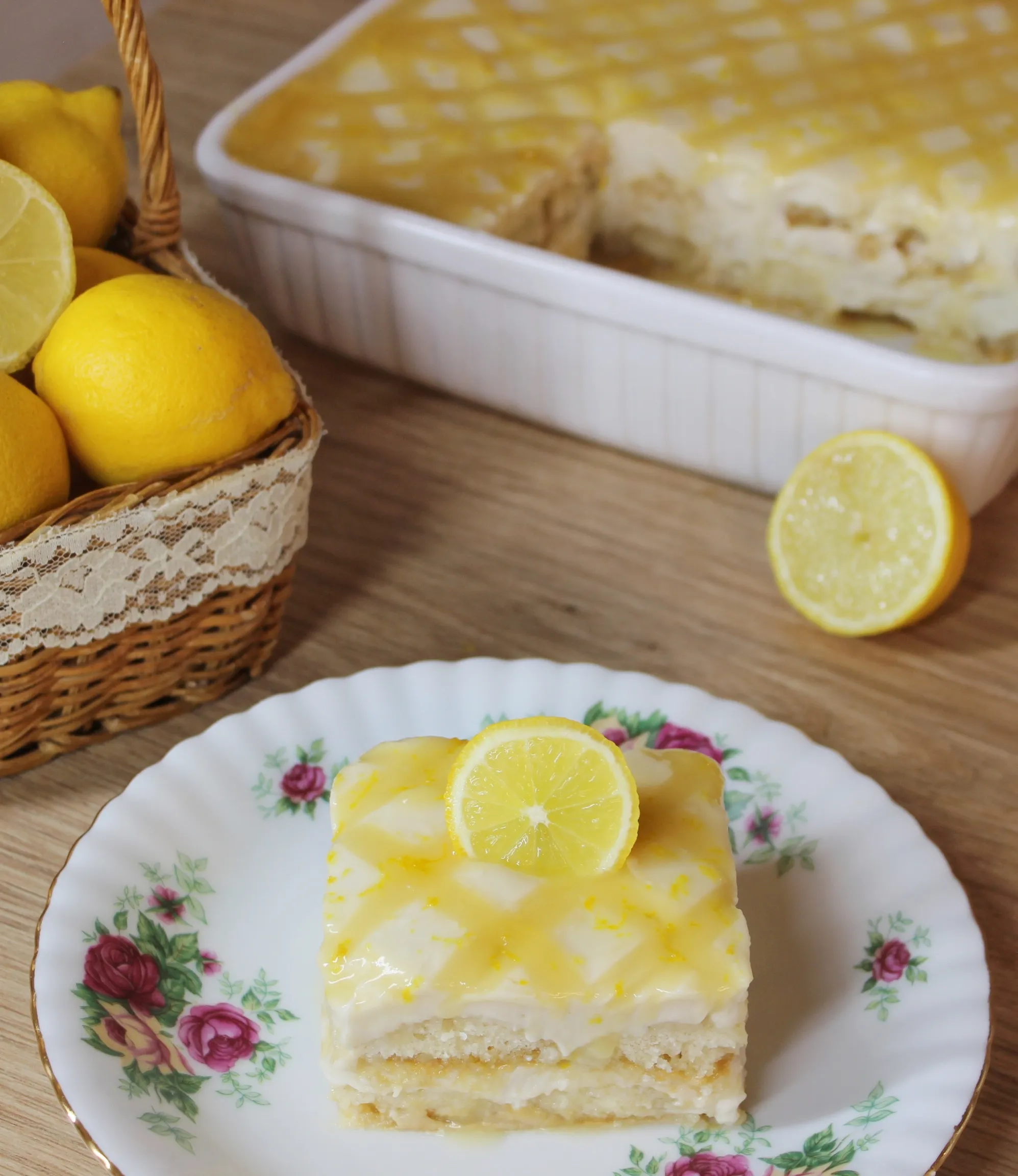 Lemon tiramisu