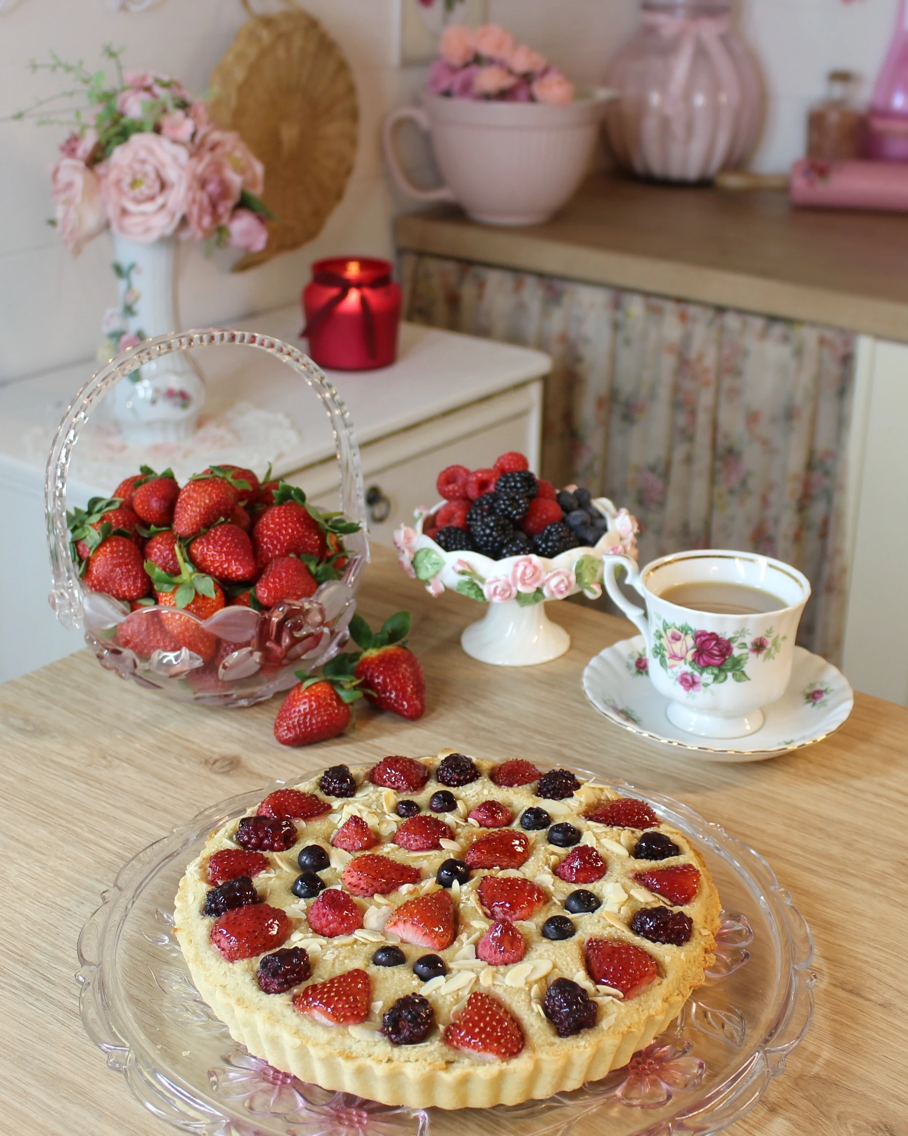 Vegan Fig and Frangipane Tart