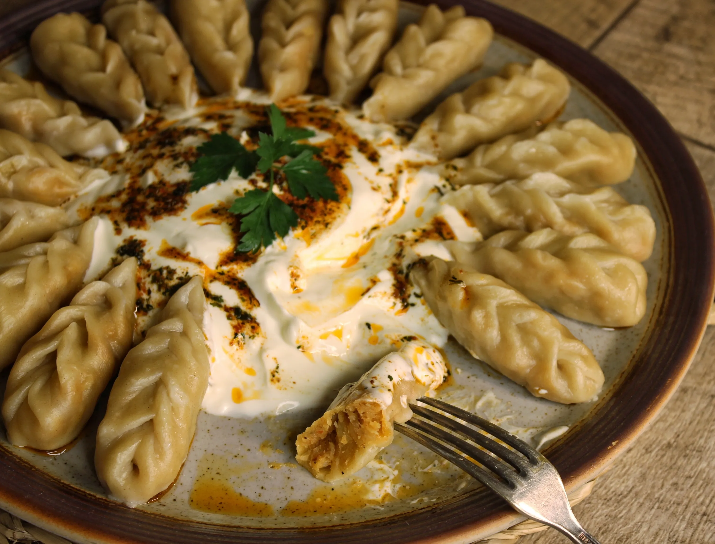 Patatesli Hingel Mantısı (Turkish Potato Dumplings)