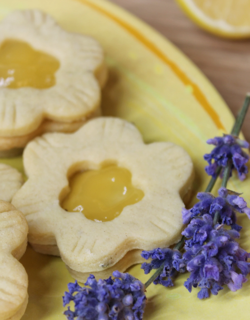 Lemon and Lavender Biscuits