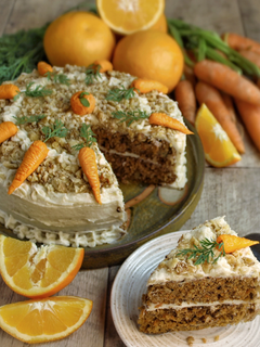 Vegan Carrot And Orange Cake