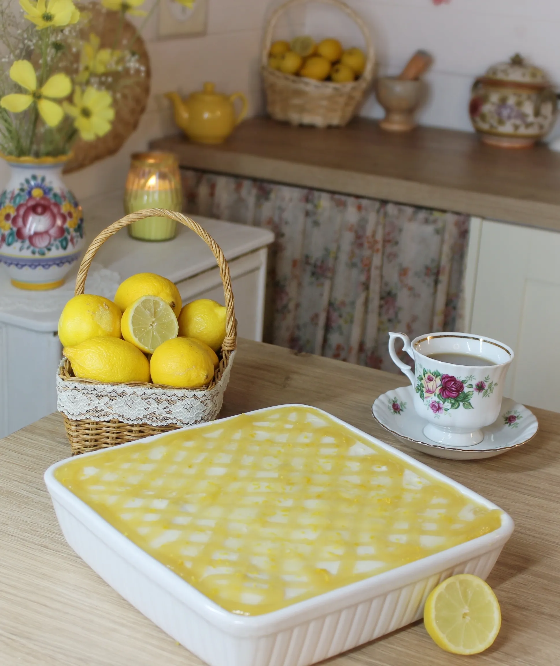 Lemon tiramisu