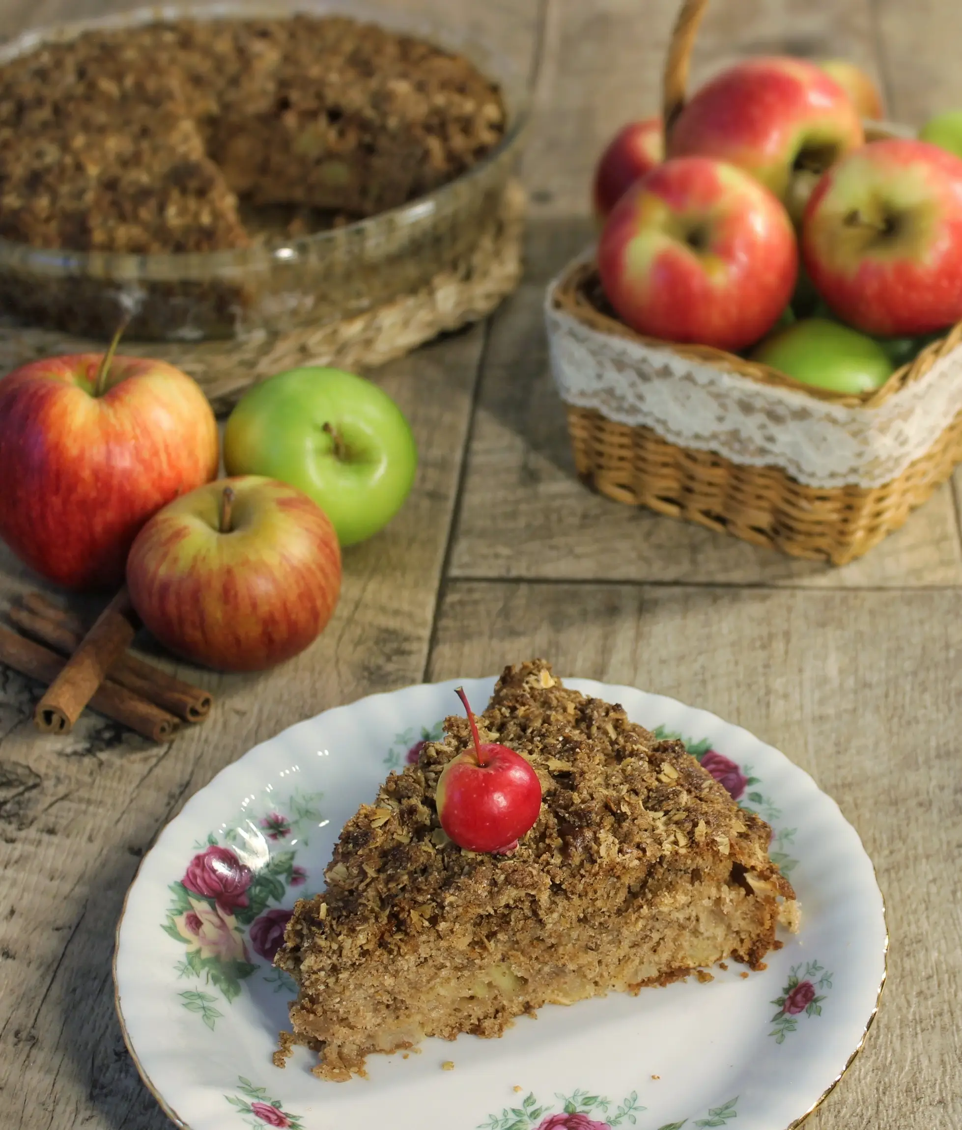 apple crumble cake