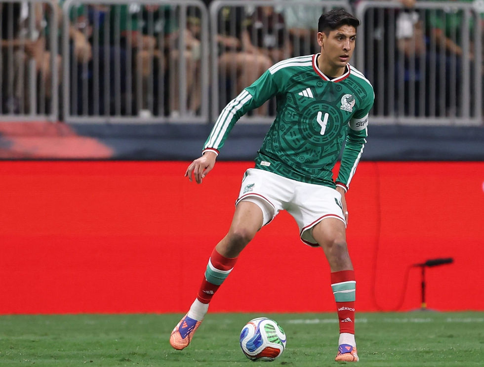 Edson Álvarez, defensa del Tricolor se anticipa que inicie como titular esta noche frente Corea del Sur. Foto tomada de las redes sociales de la Selección Mexicana de Fútbol