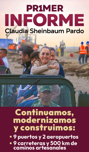 Estadística presentada durante el informe de gobierno de Claudia Sheinbaum, presidenta de México