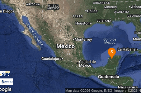 Tiembla en Cancún y Yucatán