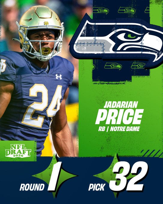 Imagen tomada de las redes sociales de los Seattle Seahawks
