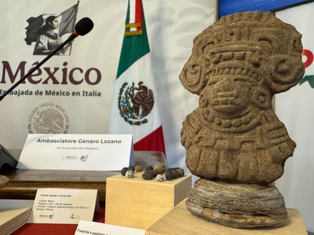 Recupera México piezas arqueológicas