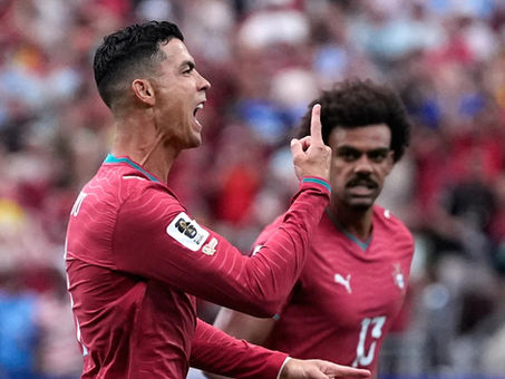 Cristiano Ronaldo anota 2 en victoria de Portugal