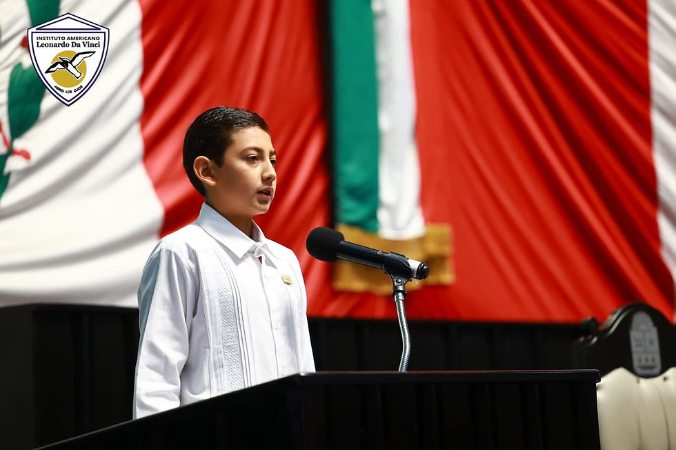 Alumno Da Vinci participa en parlamento infantil