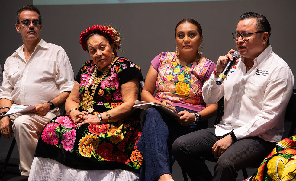 Muy extensa agenda de actividades dio a conocer Carlos López Jiménez, director del Instituto de la Cultura y las Artes de Cancún. Foto: cortesía del Instituto de la Cultura y las Artes.