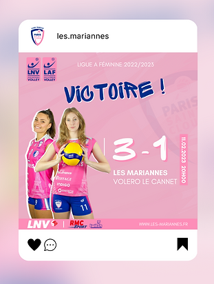 Post réseaux sociaux sport