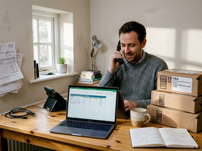 Amazon seller reviews prep checklist at home desk