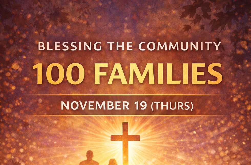100 Families — A Community Outreach of Love