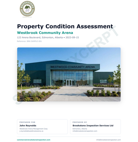 Brookstone Property Condition Assessment Report