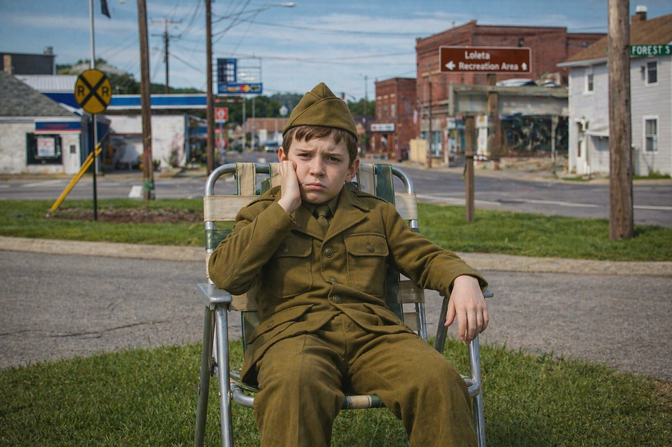 Little Timmy in the center of Marienville