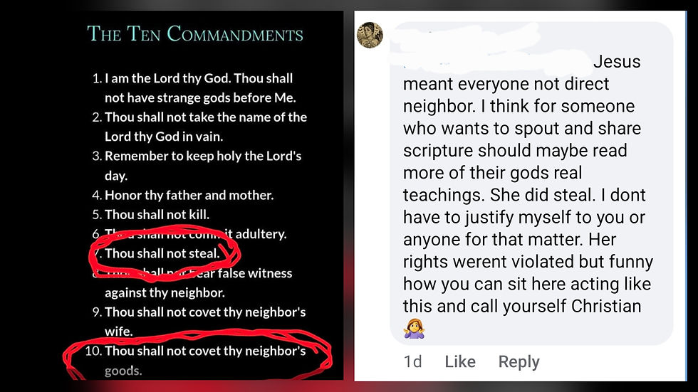 OH NO! NOT THE TEN COMMANDMENTS!