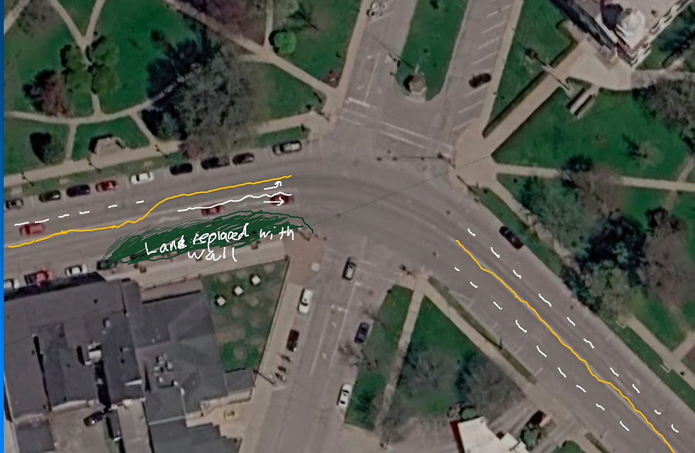 Now, drivers must merge!