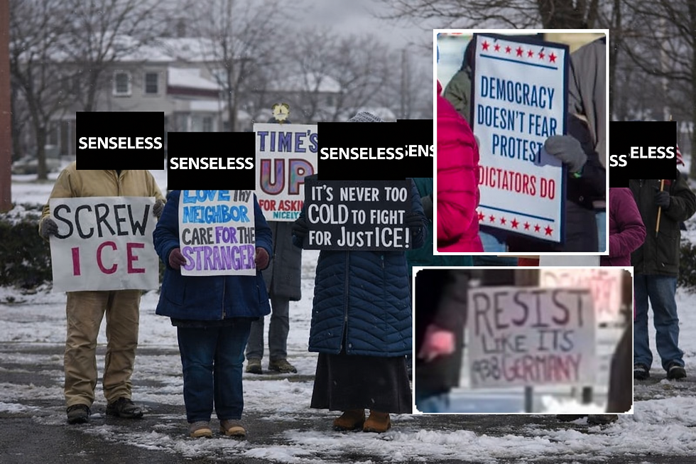 Local Democrats acting like the Hitler comparison has ever made a difference in any argument... "sure, I'll listen now that you've compared me to Hitler..."
