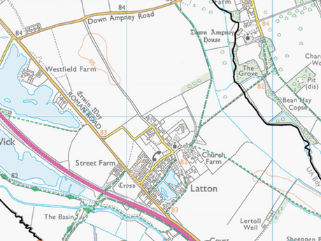 Map of Latton