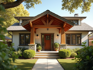 A classic craftsman bungalow.