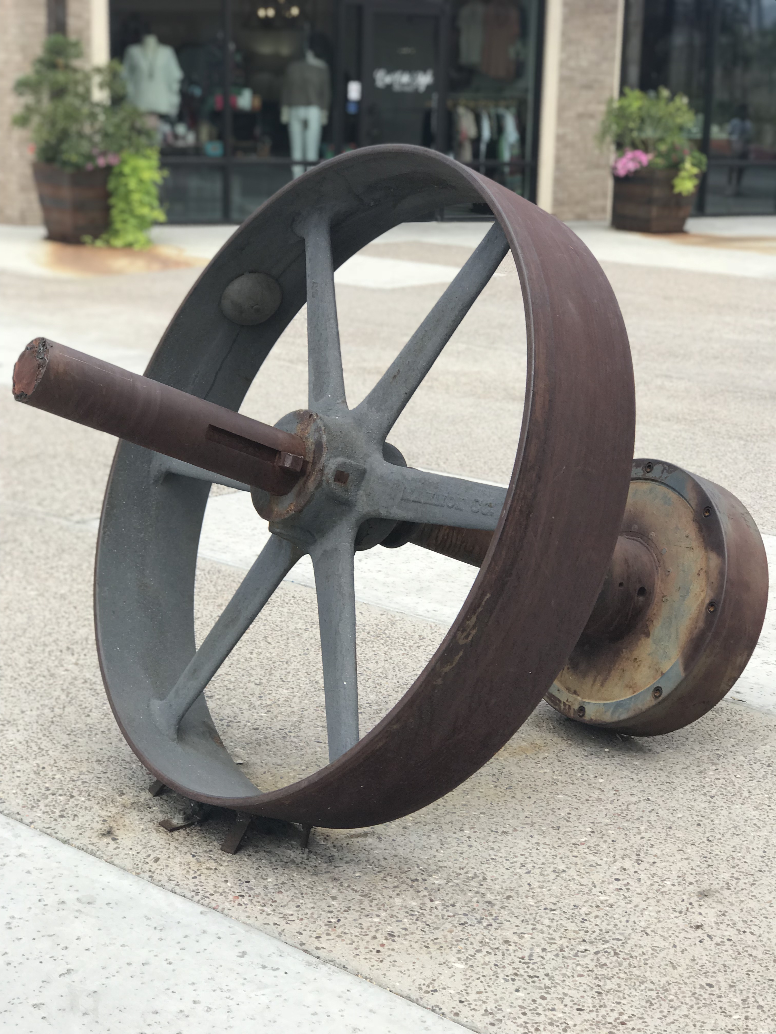 Fly Wheel Belt Pulley and Shaft