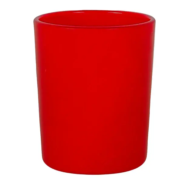 100ml - Mónaco Vaso de vidrio para velas - Rojo Tinto Mate