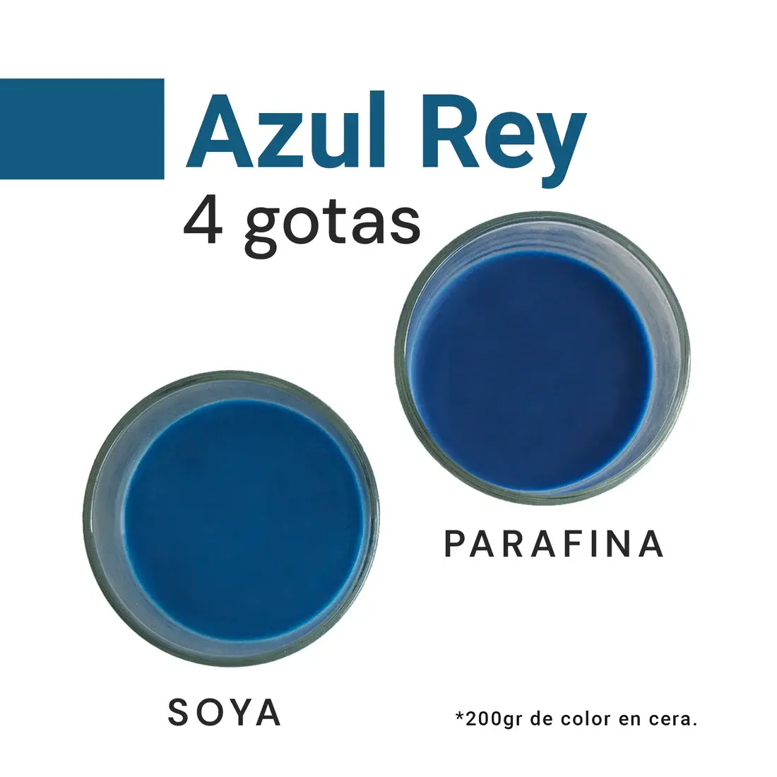 Colorante Líquido para Velas – Ultra Concentración - Color: Azul Rey