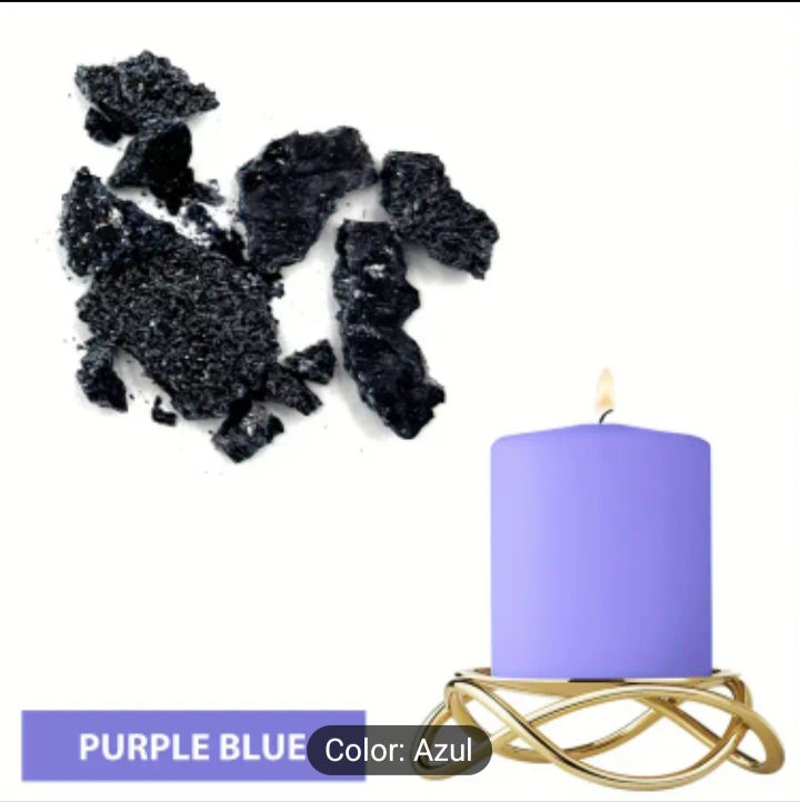 Vela azul púrpura: Color Azul