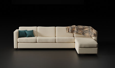 3d render of a sofa. 3d rendering på en soffa