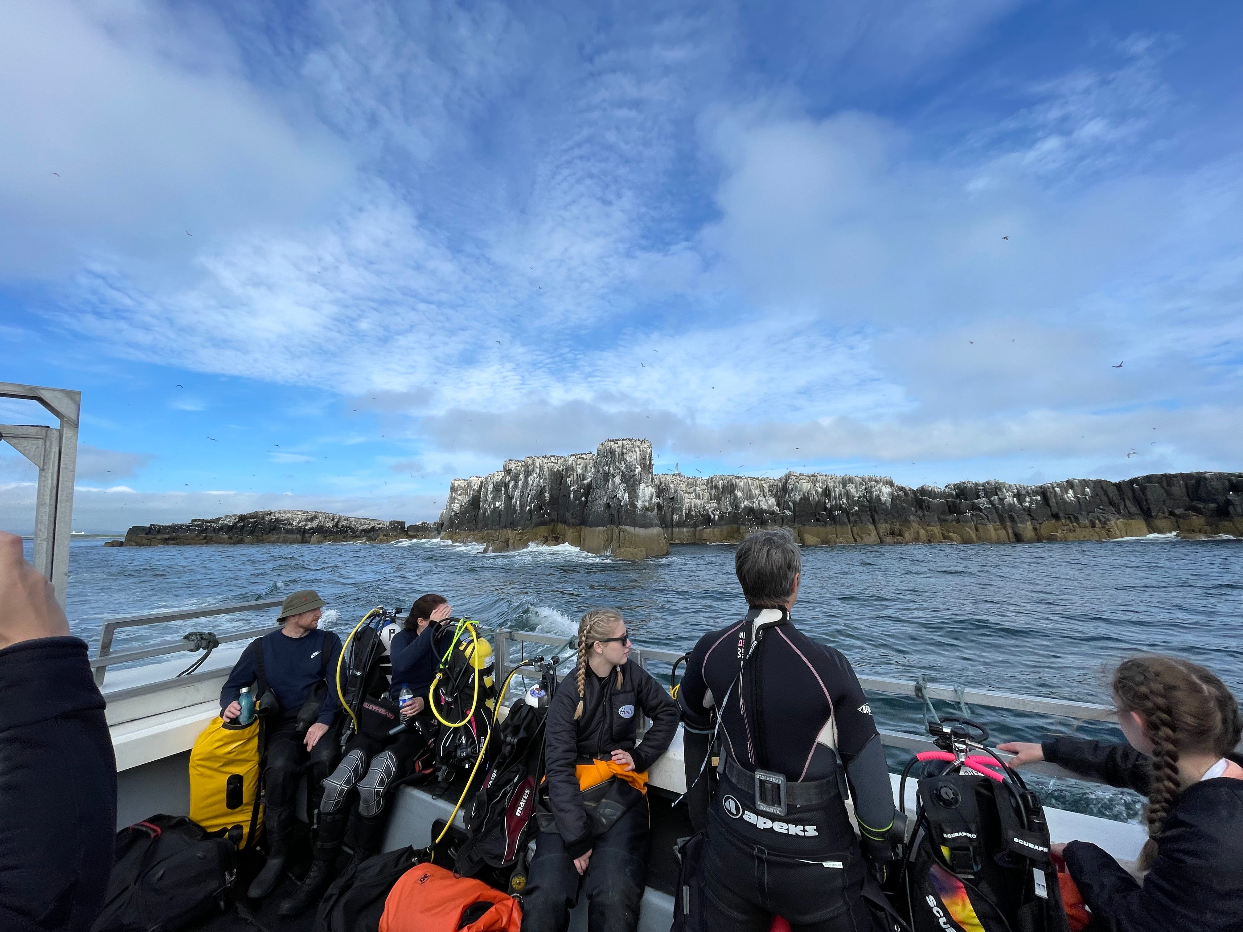 Two scuba divers