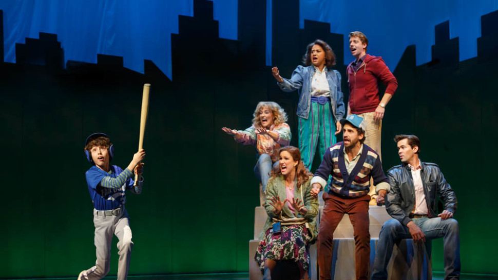 Anthony Rosenthal, Betsy Wolfe, Tracie Thoms, Christian Borle, Stephanie J. Block, Brandon Uranowitz, and Andrew Rannells Joan Marcus