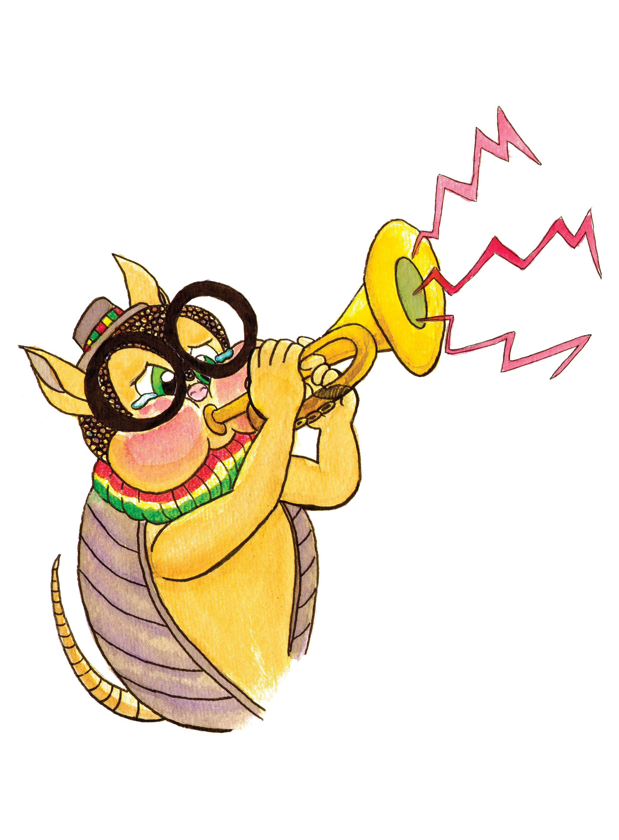 Armadillo and the Horn