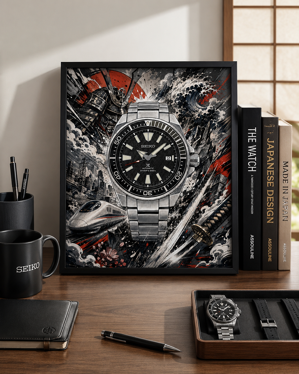 Thumbnail: Japanese Dive Watch Original Artwork Poster