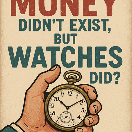 What if money didn't exist, but watches did?