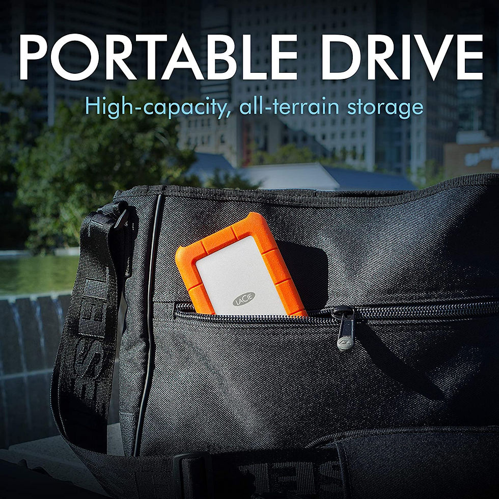 Thumbnail: LaCie Rugged USB-C 2TB External Hard Drive Portable HDD – USB 3.0 compatible, Dr