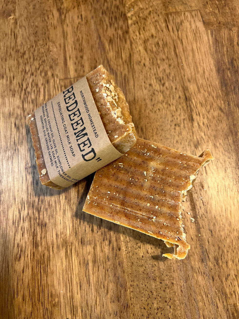 Thumbnail: “Redeemed” Exfoliating Goat Milk Soap